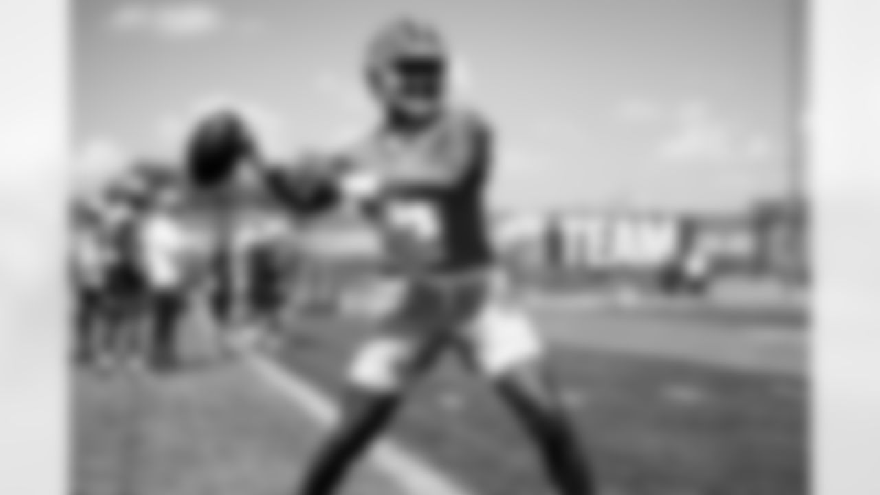 Quarterback Deshaun Watson (4) during OTA 1 at CrossCountry Mortgage Campus on May 21, 2024.